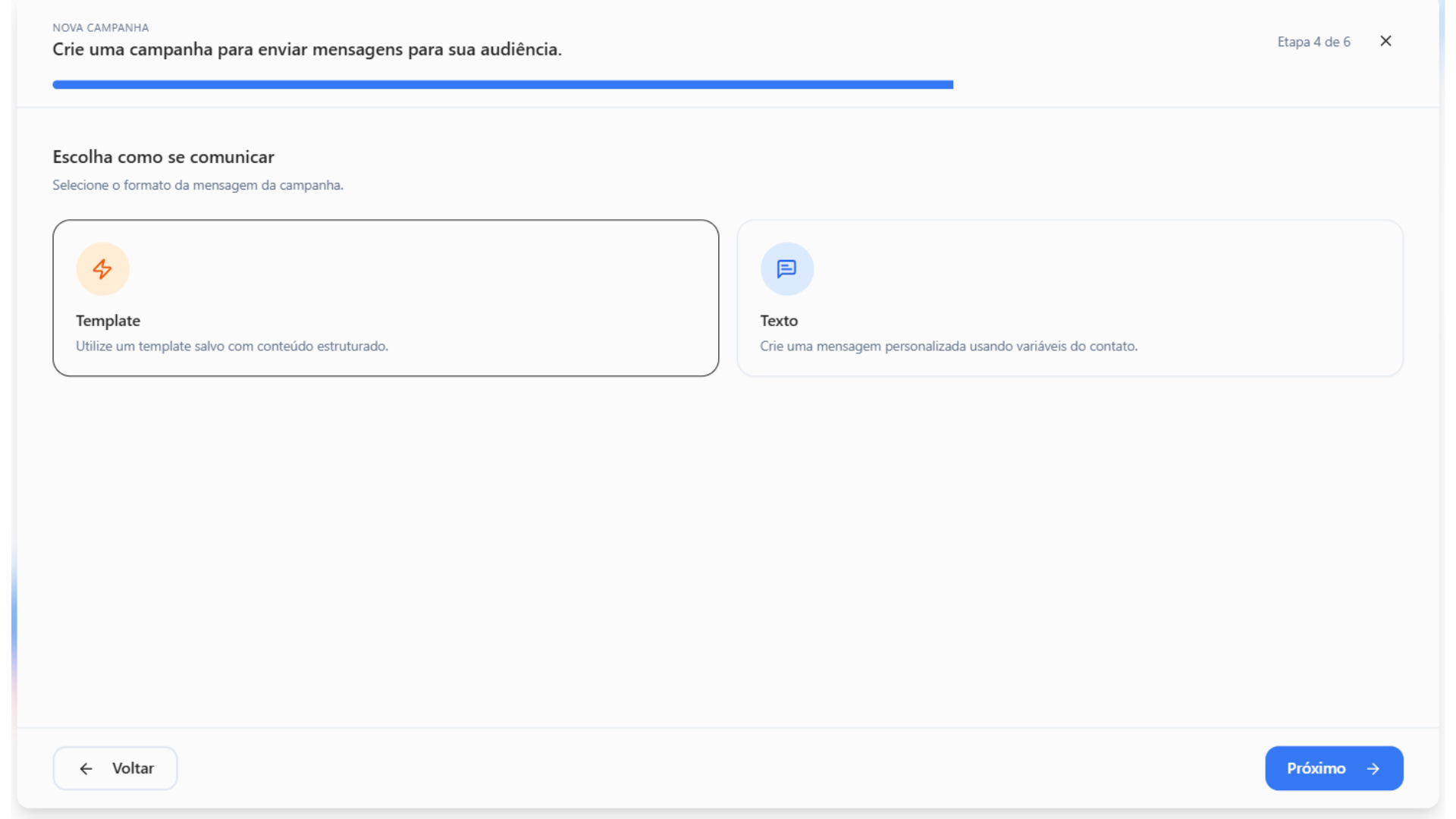 Mensagem da Campanha