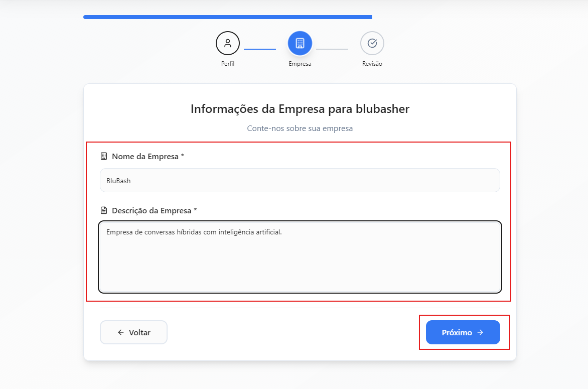Informações da Empresa